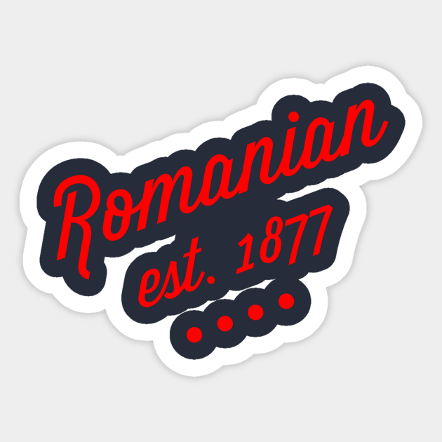 Romanian Sticker by MessageOnApparel